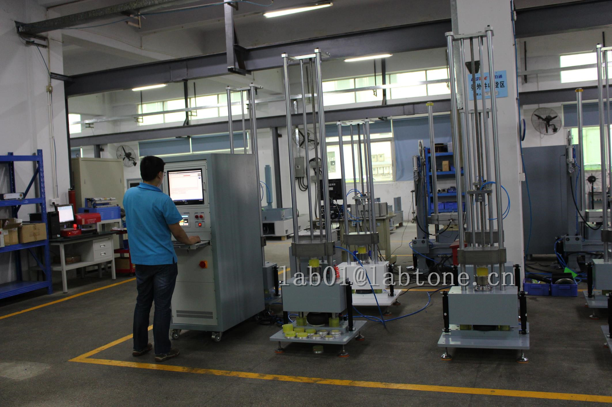Half Sine Mechanical Shock Test System 50g 11ms , 150g 6ms Meet IEC62133