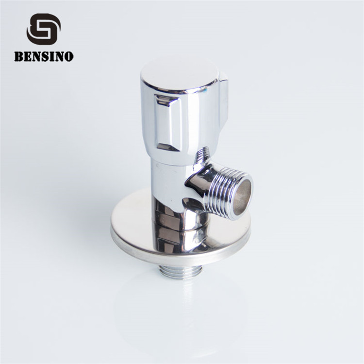 Kitchen 5 Bar 1/2" Copper Angle Stop Chromed Finish