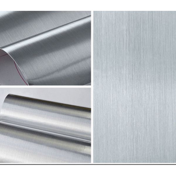 Metallic Matte Silver Polyester PVC Label Sticker For Electronic