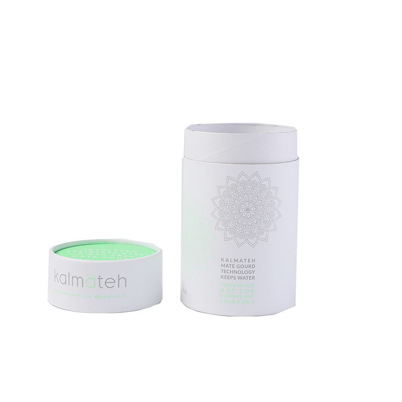Custom Eco Friendly Tea Tube Packaging CMYK Paper Tube Container for Food Chocolate Cookies Packaging