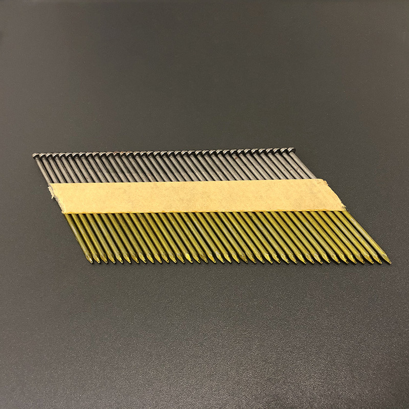 Q235 steel Collated Framing Nails 3 Inch D Head Bright Smooth Shank 3.05mm Diameter