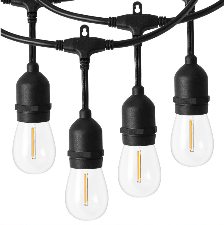 E26 E27 Vintage Light Bulbs 1W 2W S14 Edison Bulb String Lights 2200K