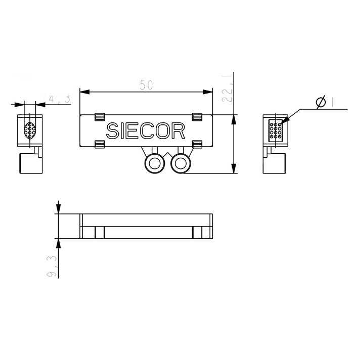 Small Size Fiber Optic Fan Out Kit , Ribbon Fiber Breakout Kit 12 Core 0.9mm