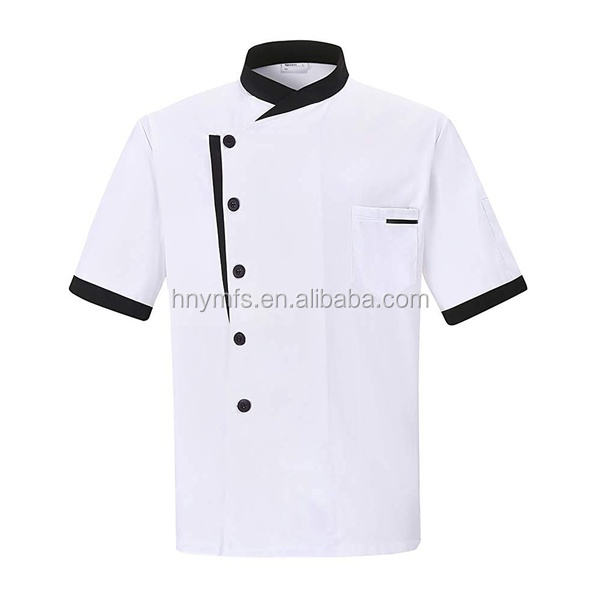 Personalized Customized Kitchen Chef Uniform Tops Anti Pilling Breathable