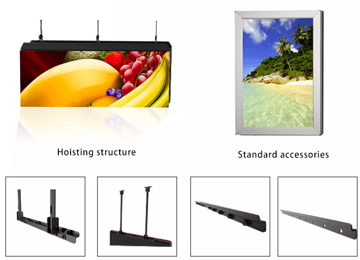 Full Color HD P2.5 Poster Led Display Indoor Portable Digital Mirror
