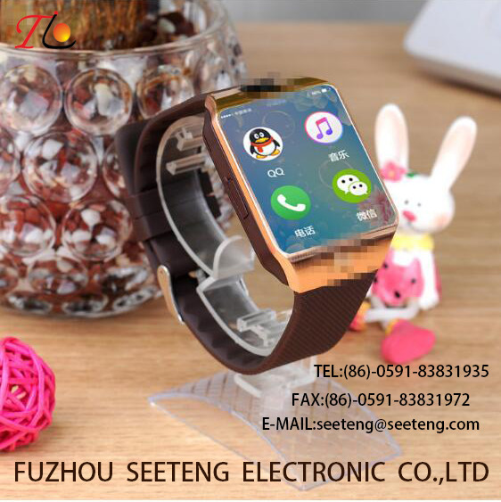wholesale smart watch Wear Phone multi-function watch wechat/qq quartz watch fashion watch concise style silicone strap