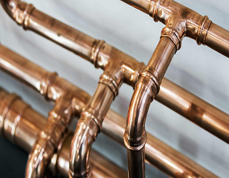99.99% Round Copper Piping 6 Inch C12000 4mm Bending