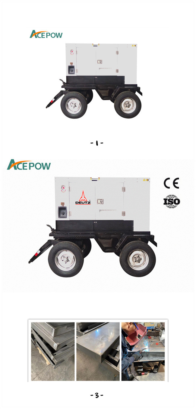 SASO Three Phase 10KVA Mobile Genset Trailer