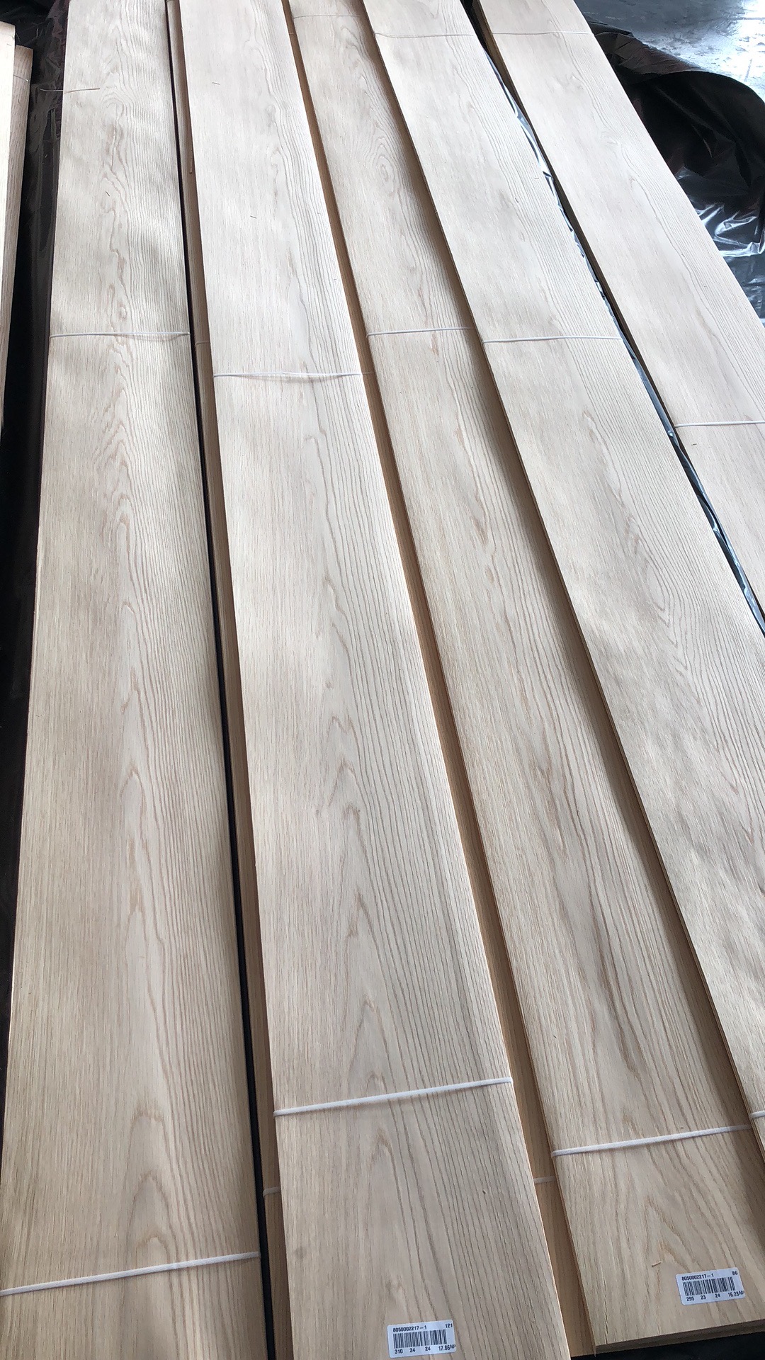 Wholesale AA Natural White Oak Wood Veneer 0.45mm Oak Veneers Wood Sheets Wood Veneer Sheet Natural