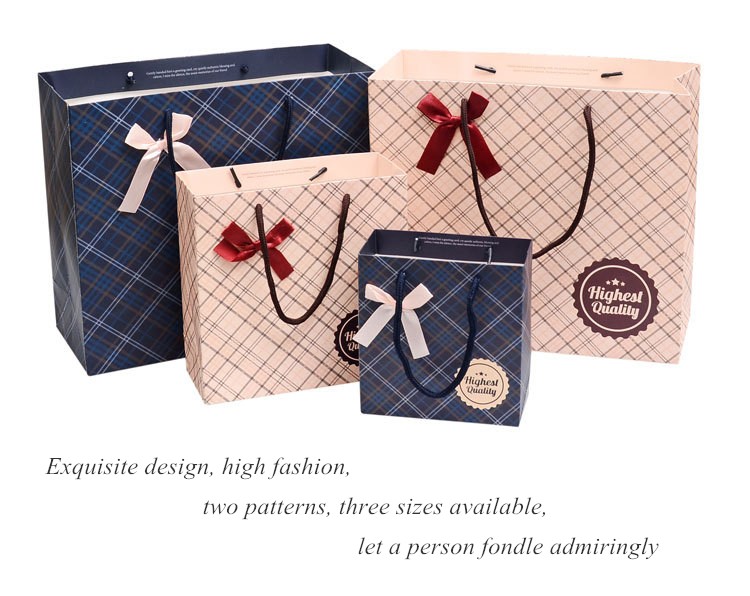 Recycled Wedding Kraft Paper Gift Bags With Handles Printable