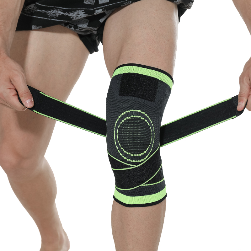High Elasticity Football Compression Knee Sleeve Lifting Knee Support Pads Wearable OEM