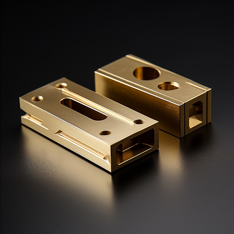 Custom Brass CNC Machining Parts CNC Lathe Machine Parts Milling CNC Machined Part