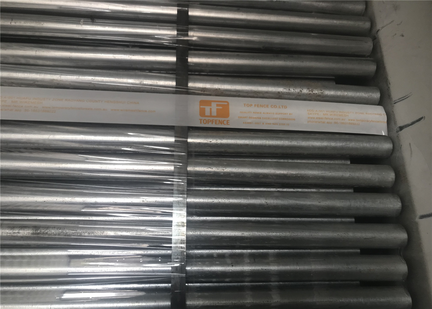 Hot-dipped portable 2.4m x2.1m temporary moveable safety fence Australia Market