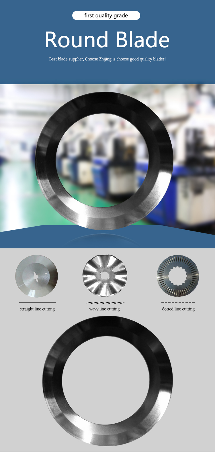 Hydraulic Hose Circular Custom Industrial Blades HSS High Efficiency Wear Resistance