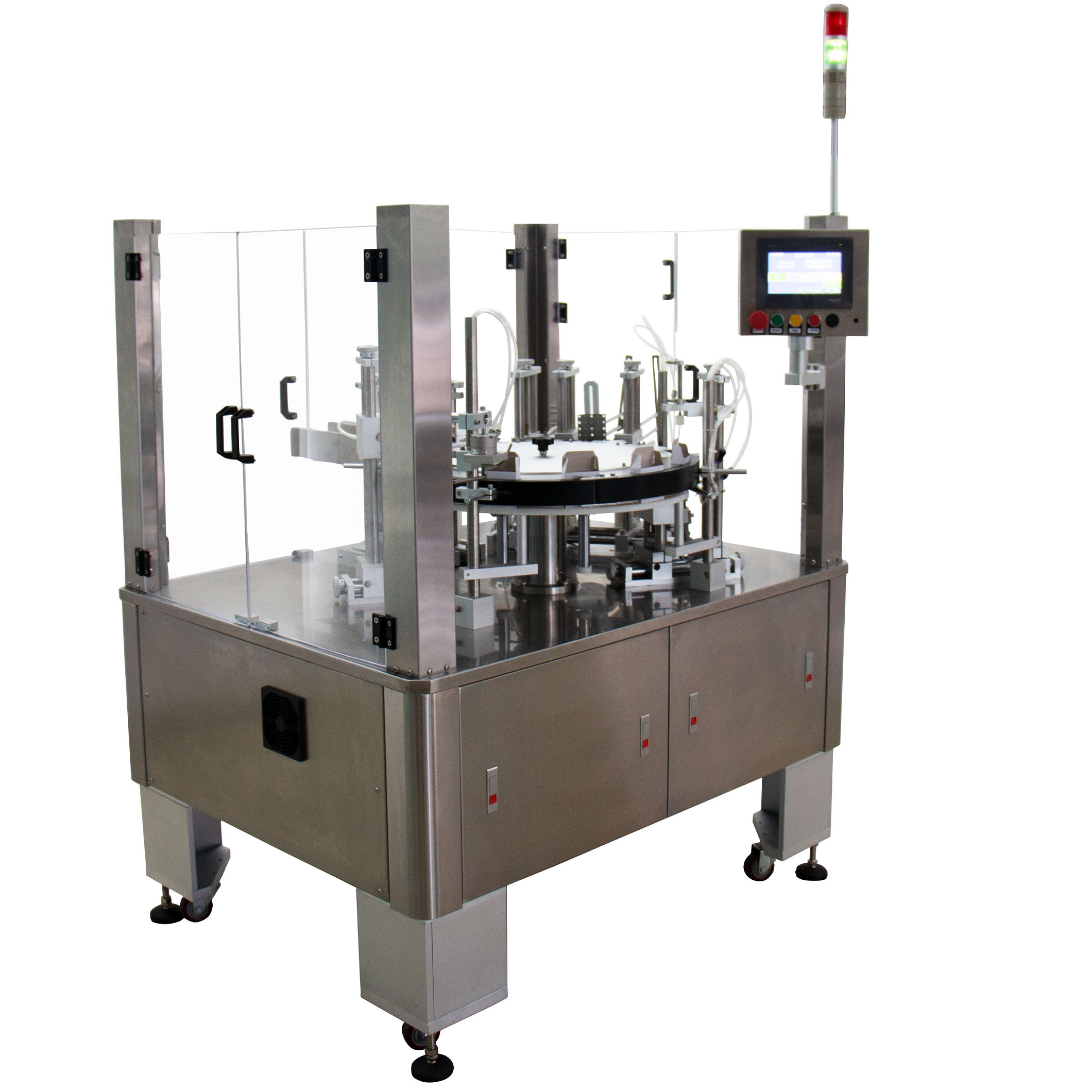 ZH-50 Factory Price Multifunctional Pharmaceutical Blister Sachet Bottle Tube Vertical Rotary Semi Automatic Cartoning Machine
