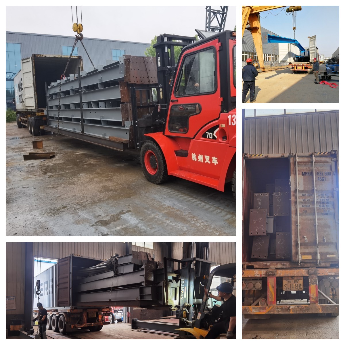 Industrial Prefabricated Light Steel Structure Warehouse Building H Section Construction Produced By China