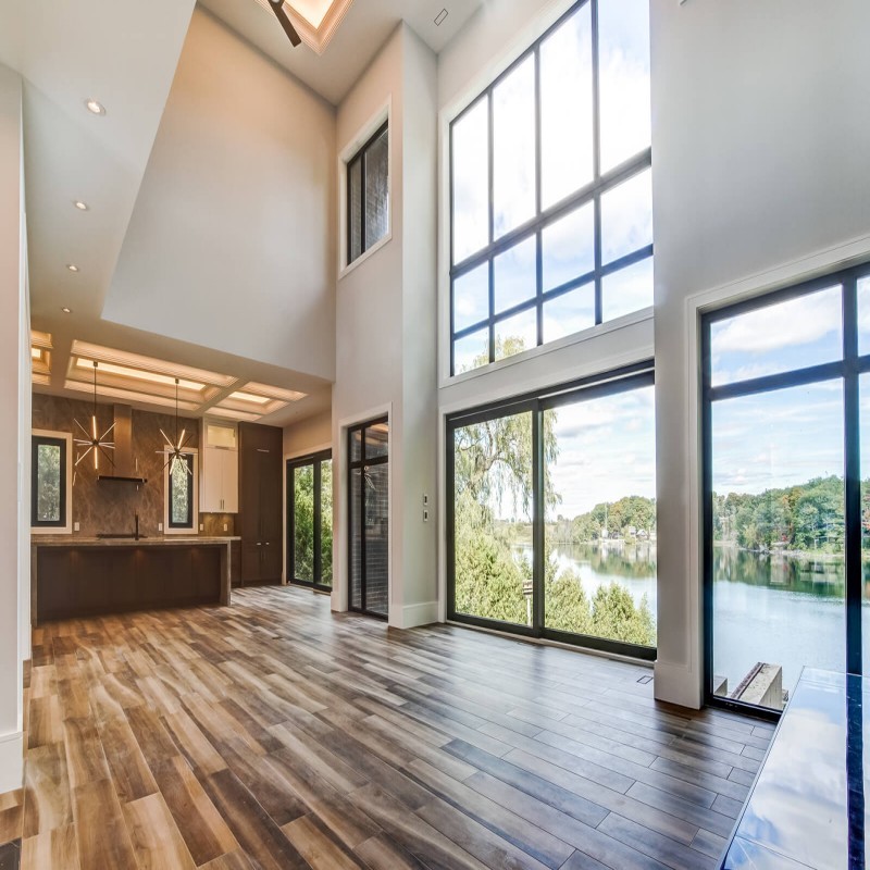 Heavy Duty Thermal Break Aluminum Lift And Sliding Doors With 304 Stainless Steel