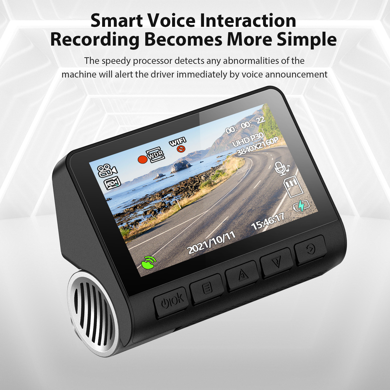 3 Inch IPS Screen UHD 4K GPS Dash Cam WIFI GPS Car DVR Dashboard Camera