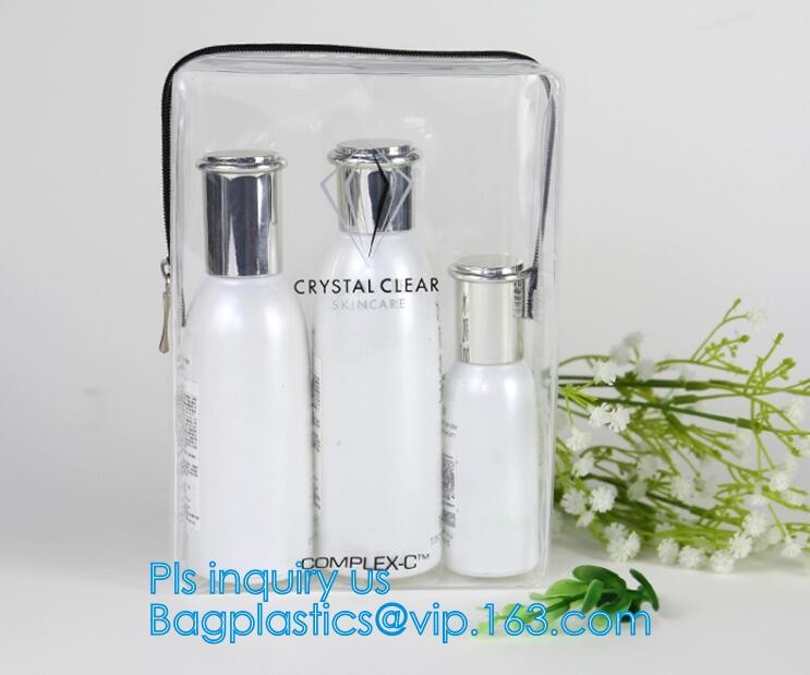 Cosmetic Bag Make up Organizer Bag Waterproof PVC Makeup Bag, travel clear pvc makeup bag cosmetic bag, vacation beach p