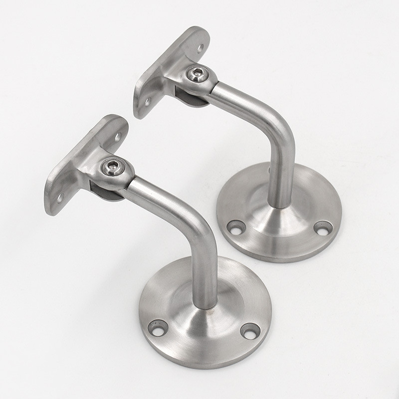 Vintage Design Glass Stair Hand Railings Powder Coated / Polished / Brushed / Anodized Finish