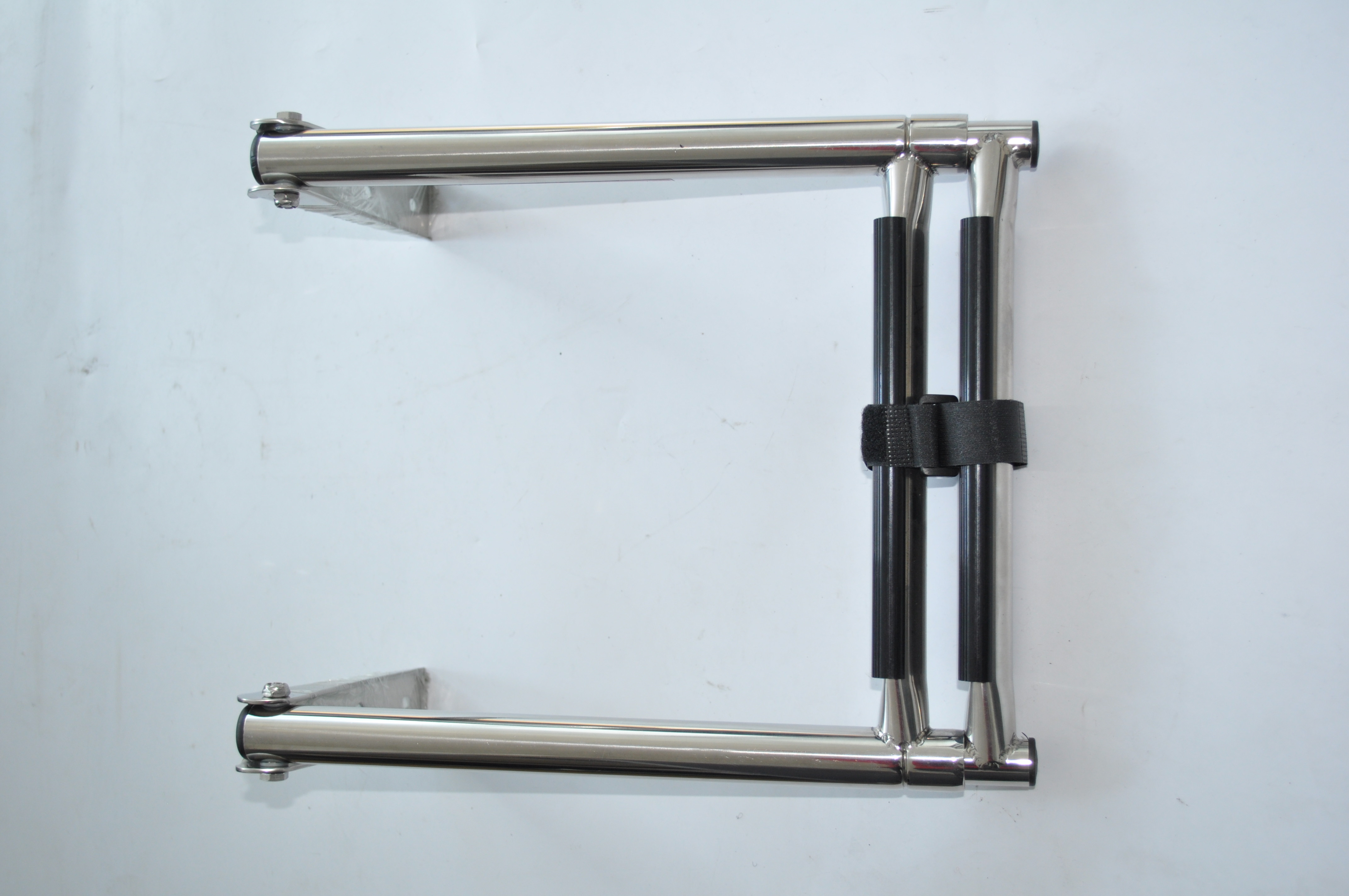 Marine Folding Stainless Steel Boat Ladder - Undermount Platform Mount Telescoping