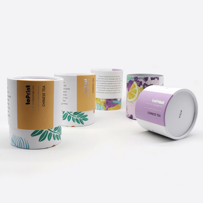 Recyclable Scented Candle Tube Packaging Jar 8Oz Container Paper Luxury Boxes