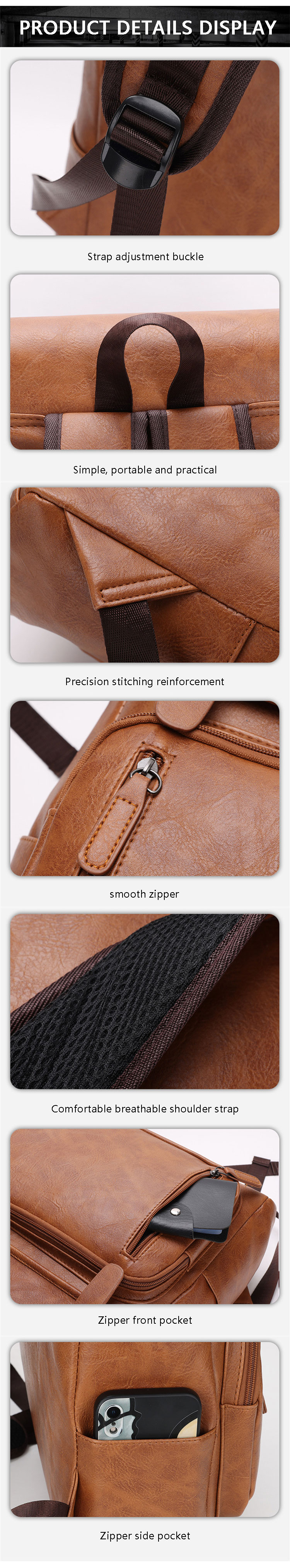 Sympathybag Laptop Backpack Men Women Business Travel Computer Backpack School College Bookbag Stylish Water Resistant