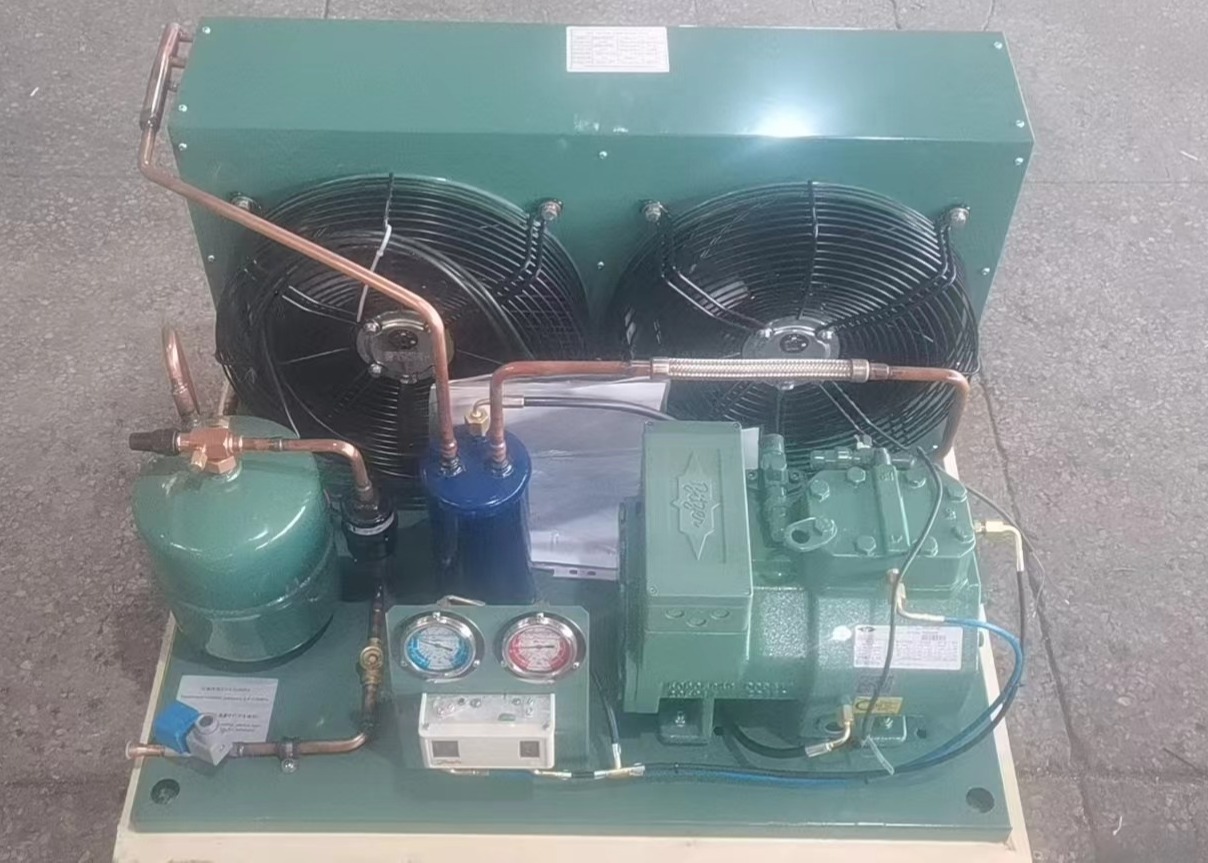 4FES-3Y Bitzer Semi Hermetic Air Cooled Condensing Unit​​ R404a 3HP For Freezer Room