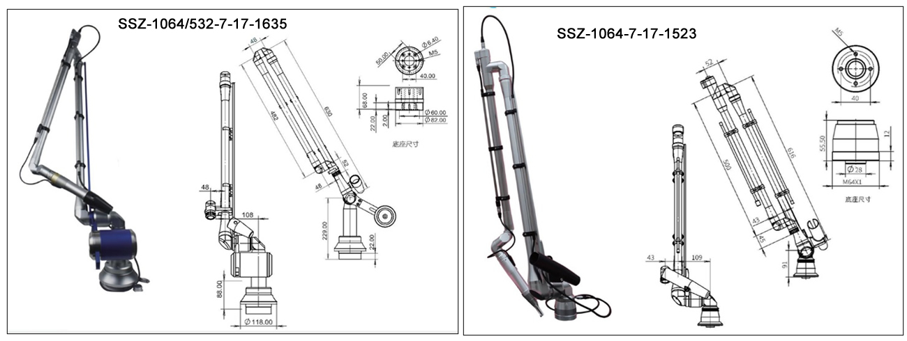 Wavelength 10.6mm Laser Articulated Arms For Beam Delivery