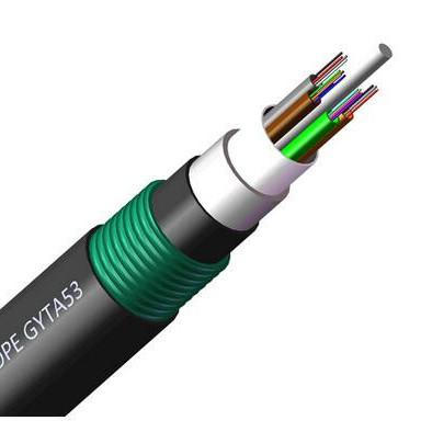 Armoured Double Jacket Direct Burial Fiber Optic Cable 12/24/48C Rodent