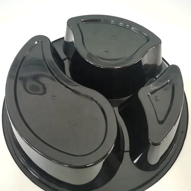 Eco-Friendly Disposable Round Bento Box Plastic And Microwavable