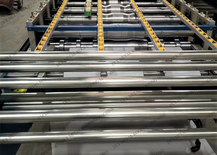 3P Double Layer Forming Machine 7.5kw Metal Roof Making Machine