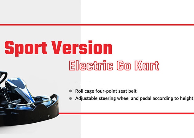 Remote Control Single Seat 2H Charging Electric Go Karts 90km/h