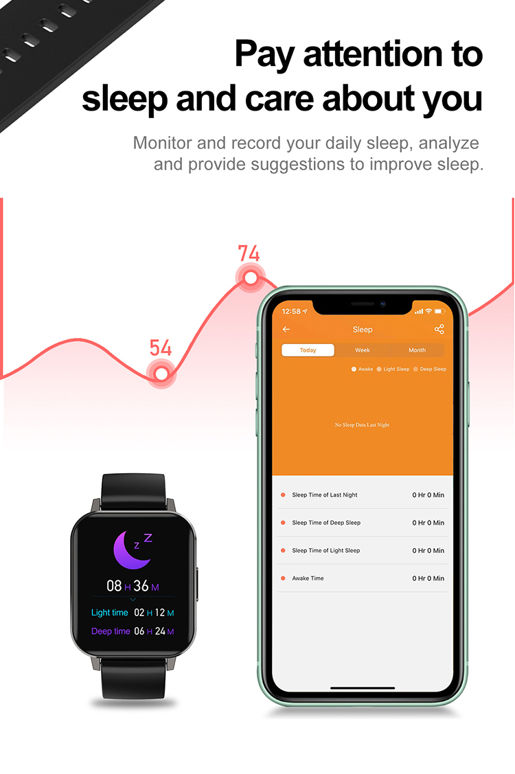 Black White Silicone And Metal Heart Rate Men'S Smart Digital Watch Blood Pressure Oxygen DTX Sport New Smart Watch