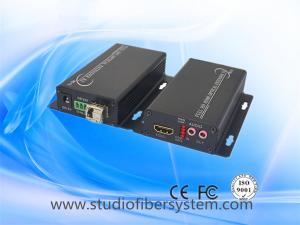 Buy cheap Mini aluminum 1CH uncompressed 1080P HDMI&1CH RS232&1CH bidi audio over SM fiber extender product