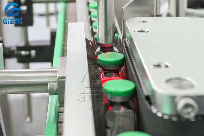 Pharmaceutical Plastic Glass Dropper Bottle Labeling Machine 300pcs/Min
