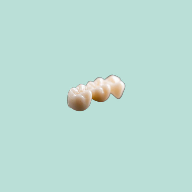 Wear Natural Ceramic Dental Crown Rich Manufacturing Experience Comfortable