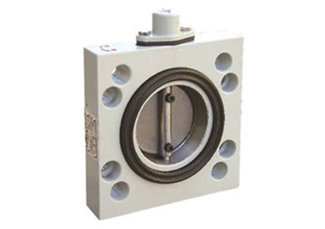 Manual DN80 Butterfly Valve Vacuum 105℃ High Performance 180mm