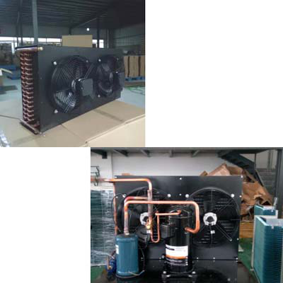 Tube Fin Heat Exchanger For Heat Pump Seamless Plain Copper Tube