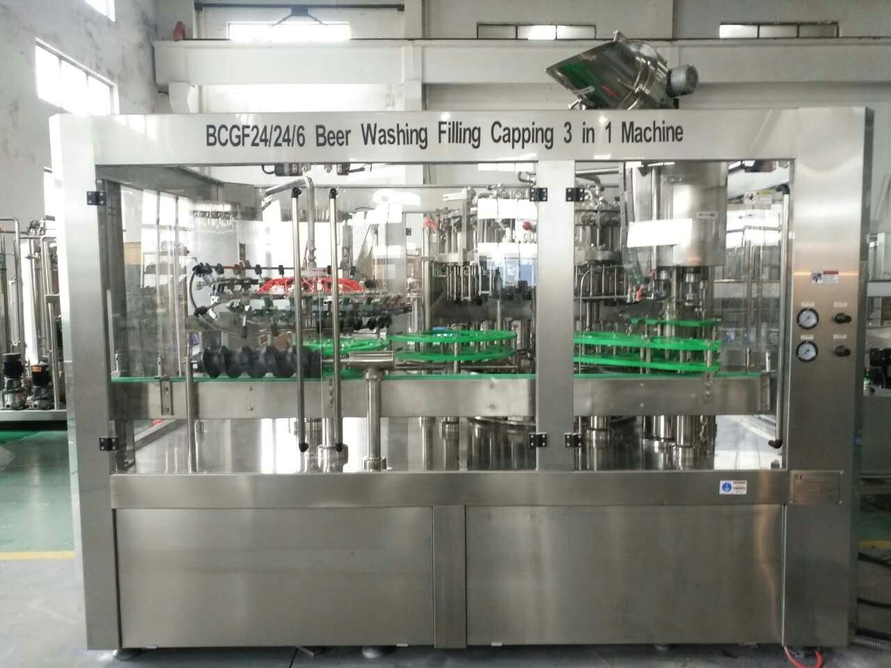 SS304 200ml Glass Bottle Filling Machine For Soft Drink