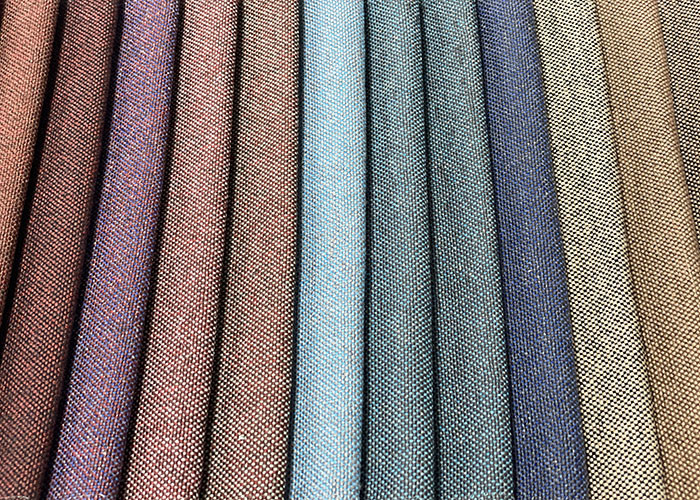 linen like plain dyed fabric sofa cover fabric CHINA factory YARN-DYED fabric100% polyester lots of color