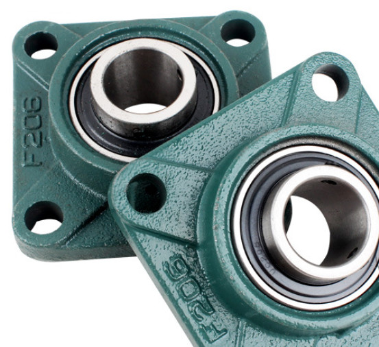 Square Flange Pillow Block Bearing UCFX05 UCFX07 UCFX09 4 Bolt UCF X00 Series