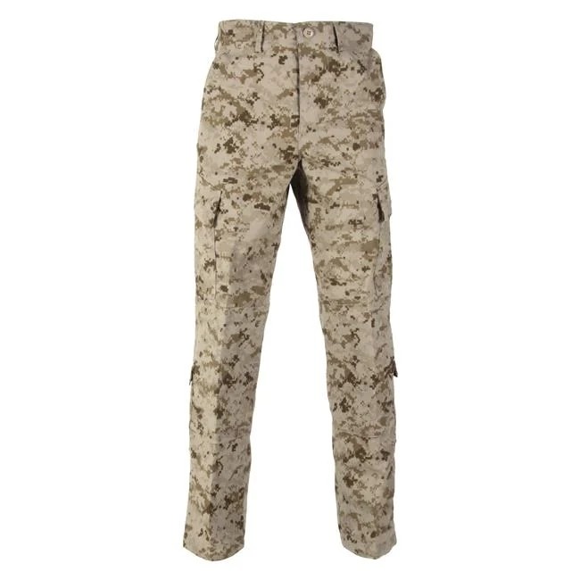 Men's 65% polyester / 35% cotton rip-stop customized color fabric ACU pants