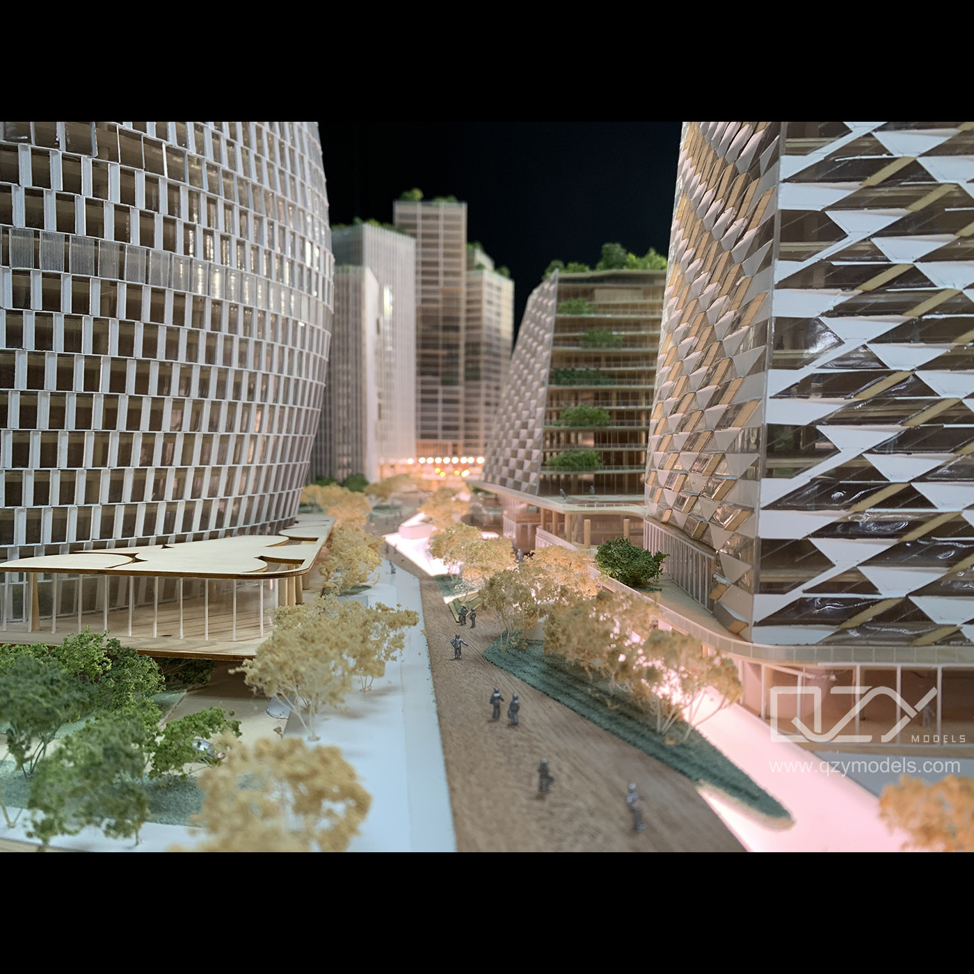 Study Competition Model - NBBJ 1/300 Tencent Da Chan Bay Competition Model