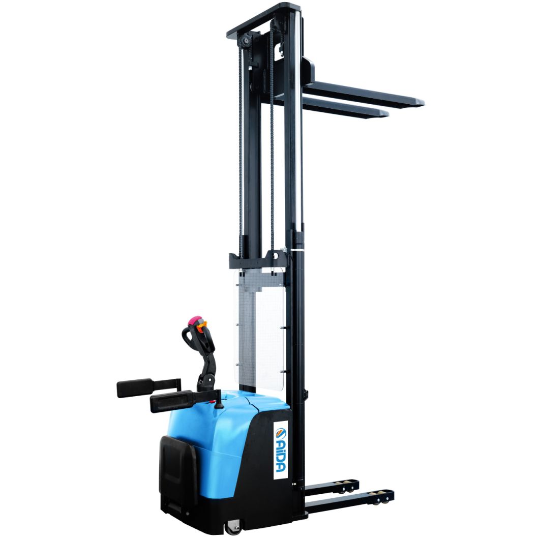 1500kg, 2000kg Electric Battery Reach Stacker Pallet Stacker High End Ligting 5500mm