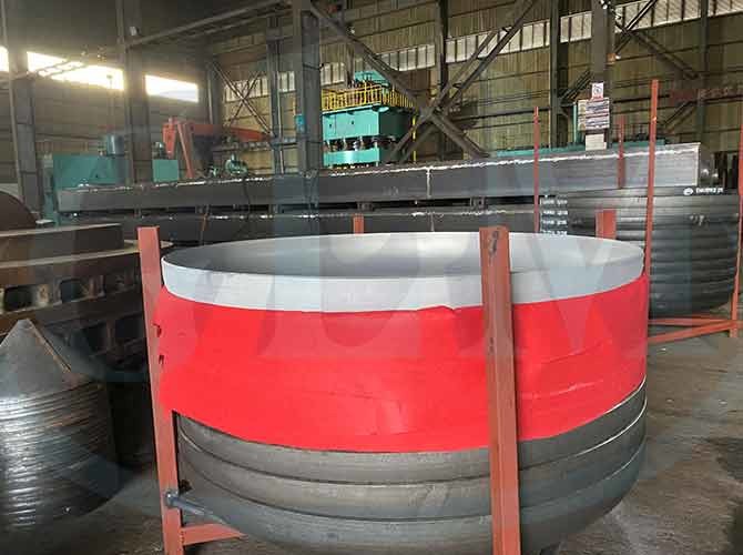 304H Oval Ellipsoidal Dished Head Standard Flanged And Dished Head Dimensions
