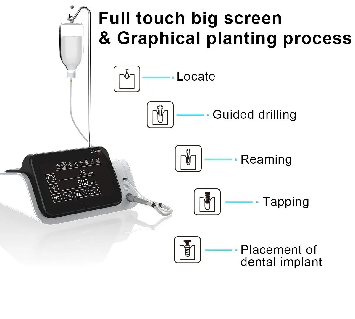 COXO Dental Implant Motor C Sailor Surgical Brushless Implant Machine