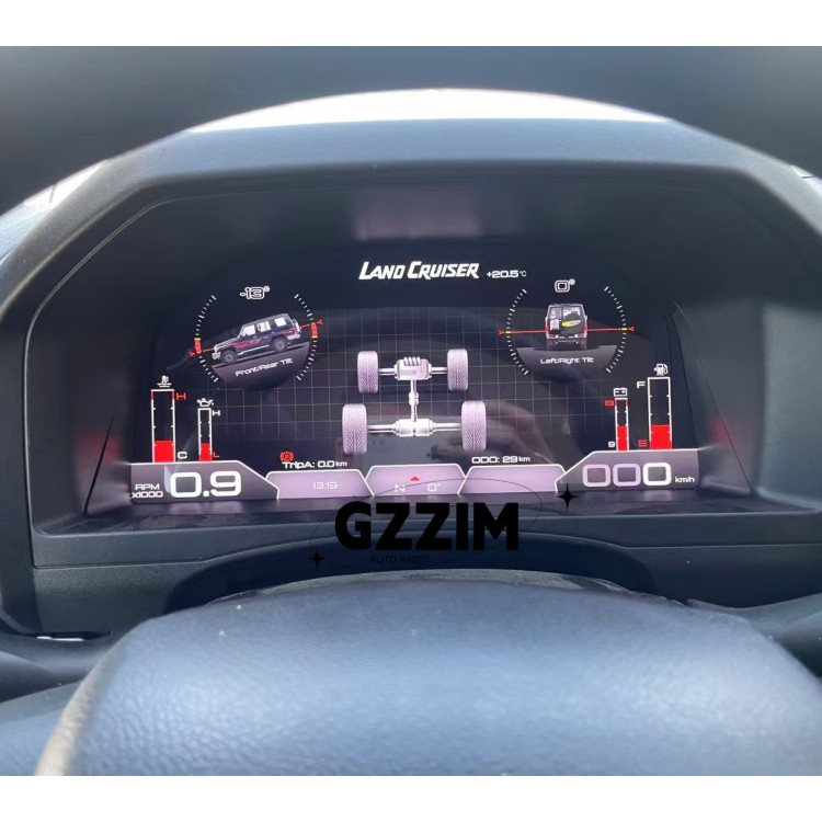 Electronic Combination Upgrade Instrument Panel For Toyota Land Cruiser LC71 76 78 79