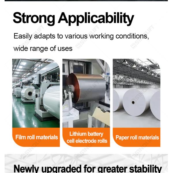 Sinolift CDD10-LS700 walkie fully electric lithium cell dual-arm reel stacker | roll handling