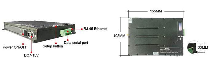 1080P RJ45 Network Video Transmitter , Wireless Audio Video Sender 4MHz 8MHz 0